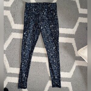 Athleta Speckled Blue Leggings